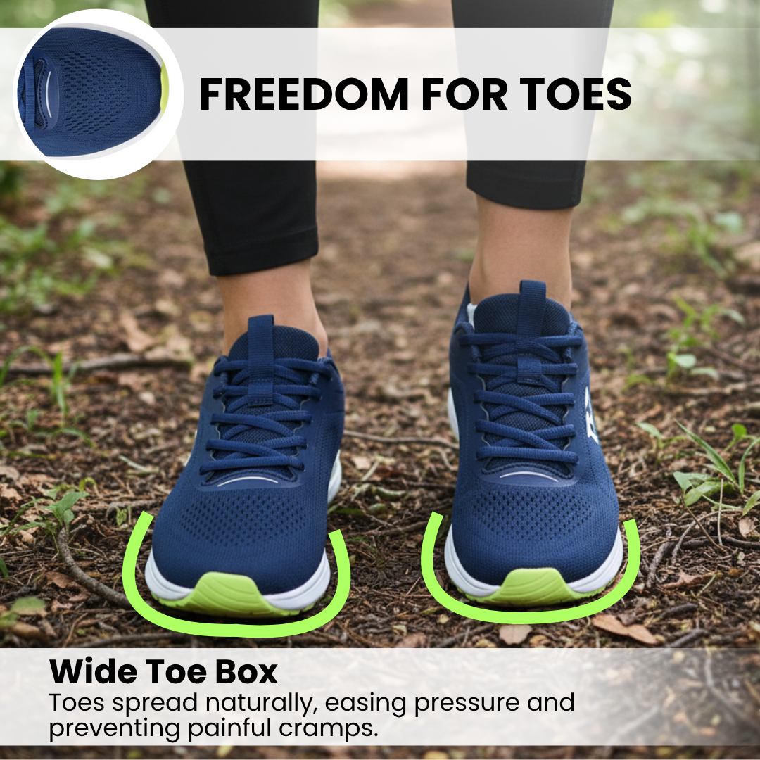 Acis Ortho Roomy - Wide Toe Box & Zero Drop Shoes (Unisex)