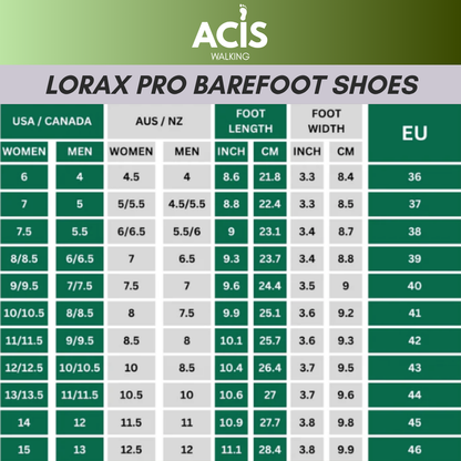 ACIS LORAX PRO - NATURAL STABLE & NON-SLIP BAREFOOT SHOES
